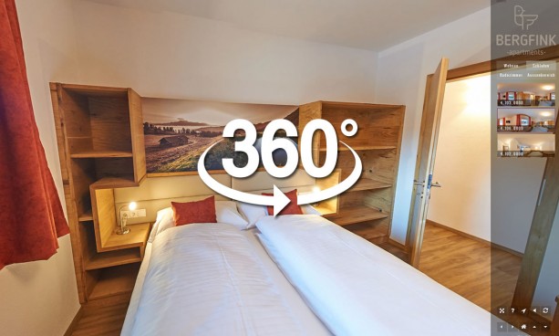 Virtuelle Tour durch Appartement Bergfink in Flachau